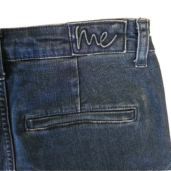ME By Jennie Garth Womens Fleet Flare Leg Jeans Sz 4 Blue Denim - Picture 4 of 11